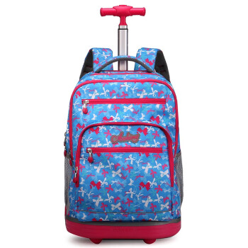 奥王 拉杆花背包可登机旅行包男女轻便大容量学生书包 花色