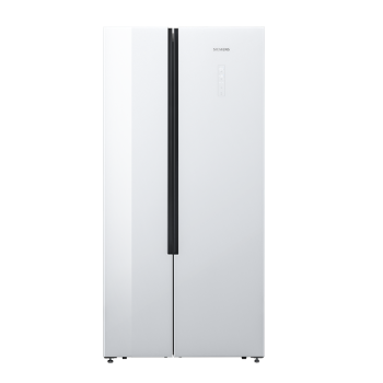 西门子(SIEMENS) 530升冰箱双开门对开门 灵活嵌入 超薄大容量 风冷无霜 玻璃面板KX52NS20TI （白色）