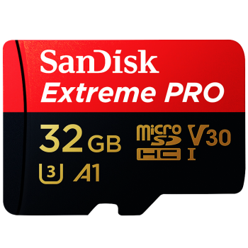 闪迪（SanDisk）32GB TF（MicroSD）内存卡 A1 4K V30 U3 C10 至尊超极速移动存储卡 读速100MB/s 写速90MB/s