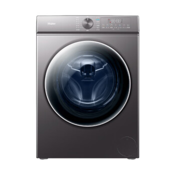 海尔（Haier）10公斤滚筒洗衣机直驱变频电机 全自动洗衣机 玉墨银G10080B12S