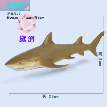 柠檬鲨海洋世界儿童玩具鲨鱼仿真巨齿鲨模型大号柠檬鲨软胶内棉玩具