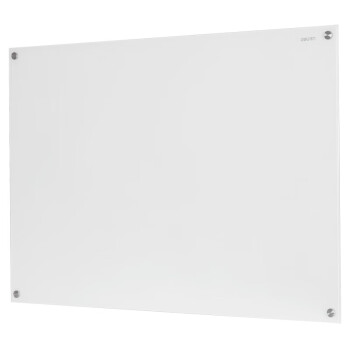 得力（deli）50041玻璃白板 90*180cm磁性钢化悬挂式玻璃白板办公会议写字板黑板