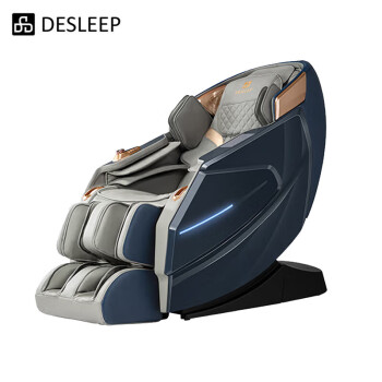 迪斯按摩椅家用全身3D太空舱 多功能加热电动按摩沙发椅DE-A17L雾霾蓝 生日新年礼物
