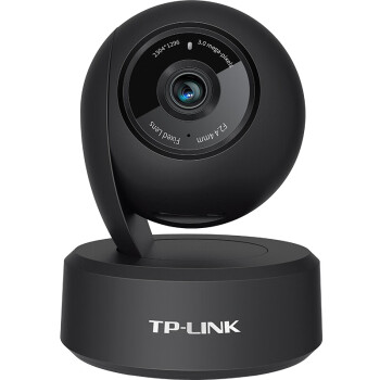 普联（TP-LINK）TL-IPC43AN-4 300万云台有线无线网络摄像机 双向语音 报警推送 移动跟踪 墨黑