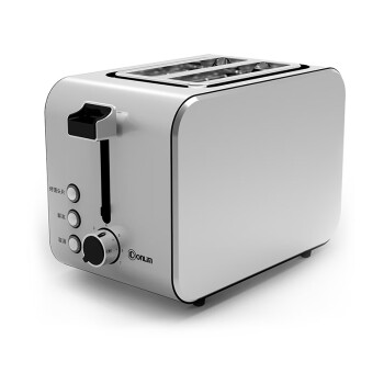 DonLim 多士炉 烤面包机 7档烘烤 不锈钢吐司加热机 全自动家用吐司机 二槽多士炉 DL-8117 银色