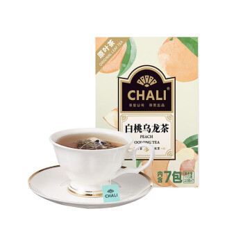 CHALI茶里 白桃乌龙茶盒装17.5g 独立包装袋泡茶叶茶包花草茶果茶7包