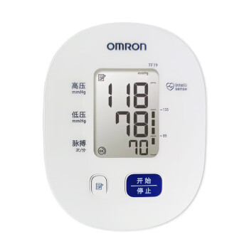 欧姆龙（OMRON）电子血压计机TF19上臂式大屏家用医用全自动高精准家用血压测量仪器 血压计TF19