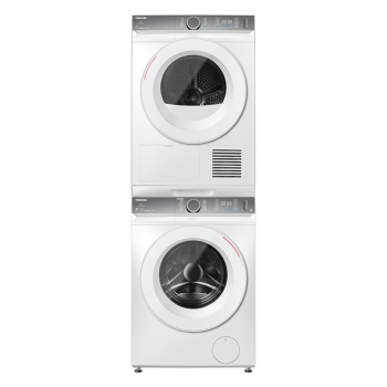 东芝（TOSHIBA）洗烘套装 10KG滚筒洗衣机全自动+热泵式烘干机 T15 洗烘双变频电机 微蒸汽空气洗 以旧换新