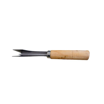 科得CURTA菠萝刀削菠萝锉刀神器去眼器挖籽夹子木柄菠萝去眼刀不锈钢家用工具长18cm