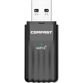 COMFAST AX900 WiFi6免驱动USB无线网卡 双频5G蓝牙5.3 无线蓝牙二合一 台式机笔记本外置WiFi接收器