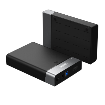 优越者(UNITEK)移动硬盘盒3.5英寸SATA串口转USB3.0高速笔记本台式电脑外接机械/SSD固态硬盘Y-1094BK