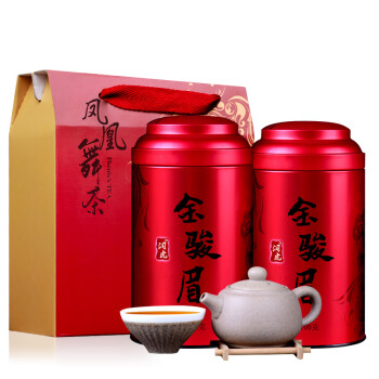 润虎 茶叶 红茶 金骏眉 新茶 御云系列茶叶礼盒装 红茶 250g