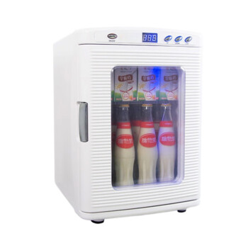 mnkuhg 热饮柜冷热展示柜冷暖柜牛奶饮料加热柜保温箱热灌机制冷制热   白色