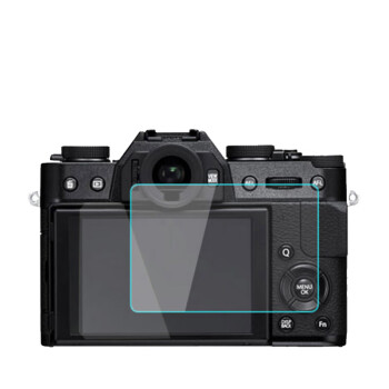 毕亚兹适用佳能R50 R8 G7X3 富士XT5 XT4 XT20 XT30钢化膜相机屏幕保护贴膜 微单配件 两片装XJM3