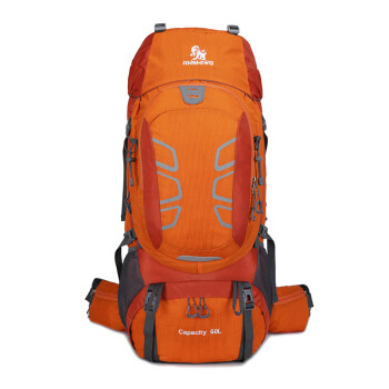 户外尖锋（HU WAI JIAN FENG）户外登山包双肩背包60L男女大容量休闲旅行包运动包56-75L橙色