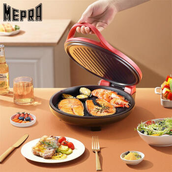 MEPRA 电饼铛家用智能双面加热煎烤机 M-DB30