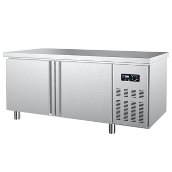 东贝(Donper)冷藏保鲜工作台商用冷冻操作台冰柜平冷水吧台不锈钢厨房奶茶店工作台1.2米冷冻HL-SDT200