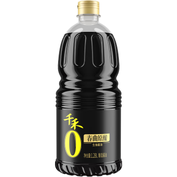 千禾 酱油 春曲原酿   酿造酱油1.28L 不使用添加剂