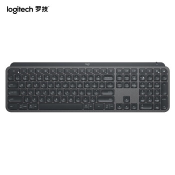 Logitech罗技MX Keys S无线蓝牙键盘超薄全尺寸 人体工学智能背光预设指令升级 Logi bolt接收器 黑色 商用