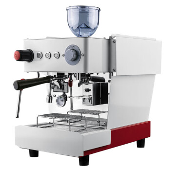 欧斯若 商用半自动咖啡机蒸汽式打奶泡奶茶店双加热研磨一体   