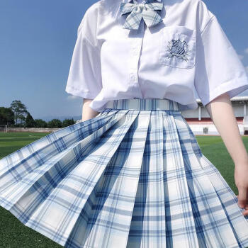 jk制服夏天正统软妹jk制服裙子格裙小短裙少女夏季半身裙格子百褶裙秋