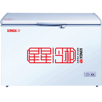 星星（XINGX） 305升 商用卧式冰柜 单温单箱冰箱 冷藏冷冻转换冷柜 安全门锁 顶开门 BD/BC-305E