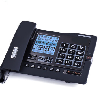 拓轩G025豪华32G版录音电话机座机32G存储卡中诺固定电话坐商务办公黑色