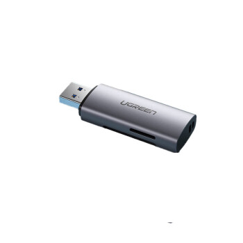 绿联（UGREEN） USB3.0高速读卡器 多功能SD/TF二合一读卡器 适用手机单反相机记录仪存储内存卡 双卡双读60723