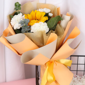 拜杰 鲜花包装纸 五色20张 生日礼物花束包装纸DIY送女友包鲜花纸