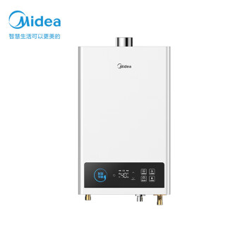 美的（Midea）12L天燃气热水器 智能wifi操控 高清大屏 节能省气 稳流恒温JSQ22-12HCM YH【企业专属】