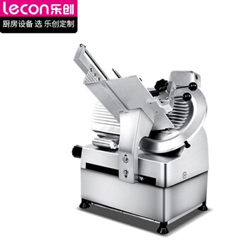 乐创（lecon）商用切片机 13吋 全自动台式羊肉卷切片机电动肥牛刨片机 LC-J-QRJ01