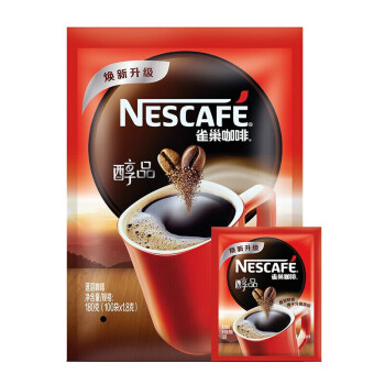 雀巢Nestle 速溶咖啡 醇品速溶咖啡1.8g*100包 独立袋装 黑咖啡粉