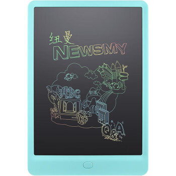 纽曼 手写板 S120 液晶彩膜画板 电子黑板 绘画工具 12英寸写字板 蓝
