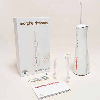 摩飞（MORPHYRICHARDS）家用冲牙器 洗牙器水牙线洁牙器家用便携抽拉水箱清洁器手持立式设计 MR2099