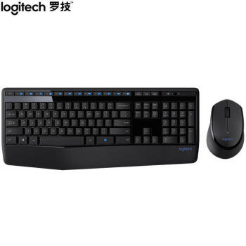 罗技（Logitech）MK345 无线键鼠套装  全尺寸键盘 防泼溅
