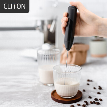 CLITON  电动打奶泡器咖啡奶泡机 家用牛奶打泡器 手持迷你搅拌打蛋器