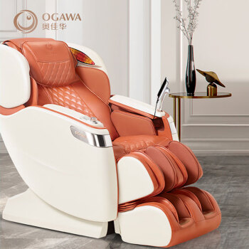 奥佳华 OGAWA 按摩椅 太空舱按摩椅子零重力按摩 御手温感大师椅 活力橙 OG-7598C