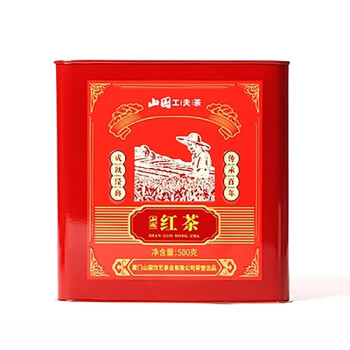 山国工夫茶 红茶500g/桶