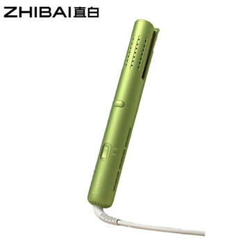 直白（zhibai）风塑卷发棒夹板直发卷发两用烫发棒 迷你小型便携造型护发直发礼盒 静谧绿VL6