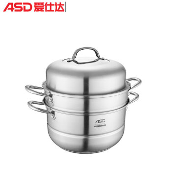 爱仕达（ASD）不锈钢三层蒸锅ZS28Q1TG 锅口直径28cm