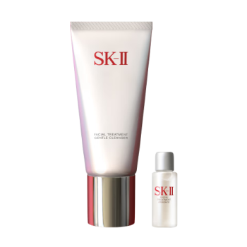 SK-II女士温和护肤洁面120g氨基酸洗面奶sk2化妆品护肤品套装生日礼物