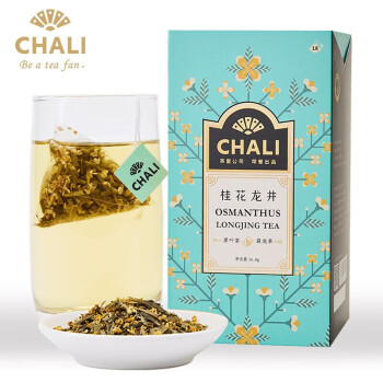 茶里（ChaLi）桂花龙井袋泡茶 三角包拼配花茶(2g*18袋)