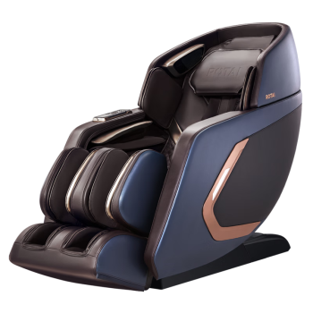 荣泰（ROTAI）按摩椅家用太空舱电动全身按摩零重力全自动办公椅子送老人礼物  RT6908s蓝咖色