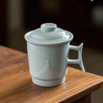 方然（fangran） 手工禅静茶杯+茶叶罐陶瓷杯茶杯礼盒套装
