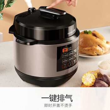 九阳（Joyoung）智能家用6L大容量电压力锅双胆大屏一键操作煮饭煲 Y-60C817