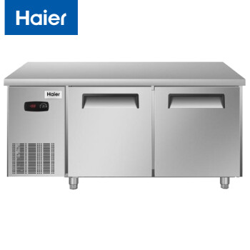 海尔（Haier）卧式冷柜冷藏工作台 冷冻操作台 保鲜冰柜 商用冰柜厨房冰箱不锈钢工作台 SP-430C/D2