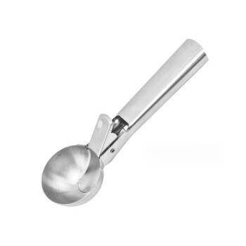 漠羽 加厚不锈钢雪糕勺家用冰激凌勺可弹性冰淇淋挖球器西瓜勺 小号