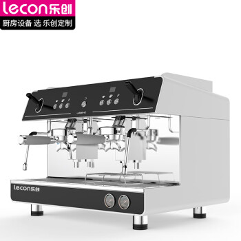 乐创（lecon）传奇咖啡机商用开店意式半自动双头咖啡机 LC-Q2