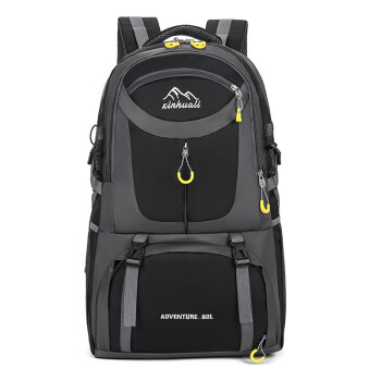 户外尖锋（HU WAI JIAN FENG）户外登山包大容量韩版时尚旅行包运动双肩包轻便行李包36-55L黑色