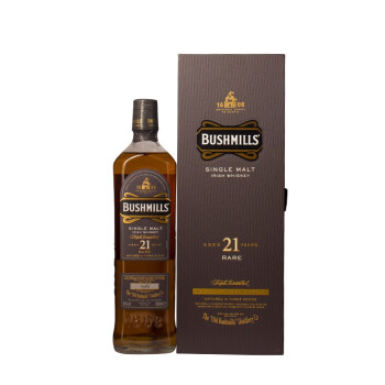 布什米尔bushmills百世醇21年单一麦芽爱尔兰威士忌进口洋酒700ml